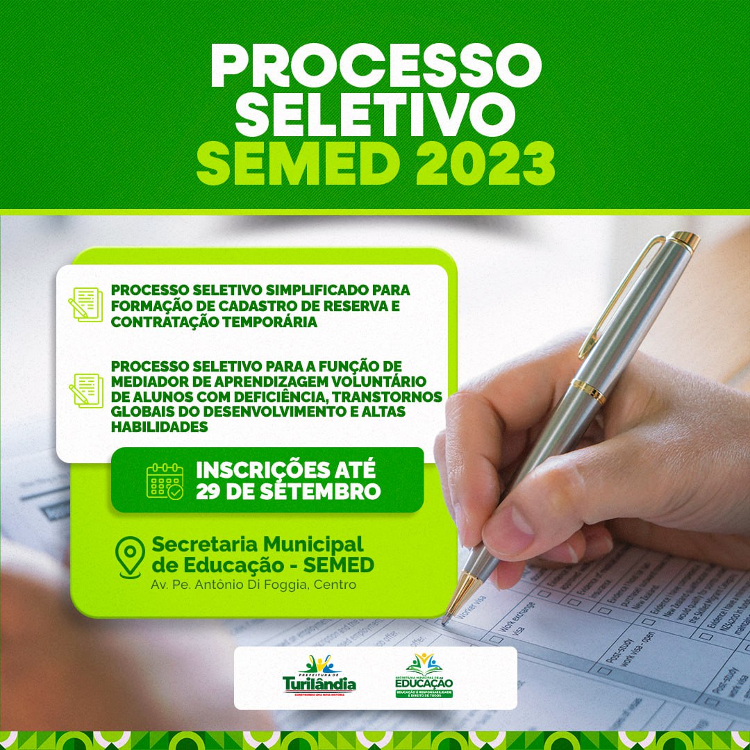 Processo Seletivo SEMED 2023