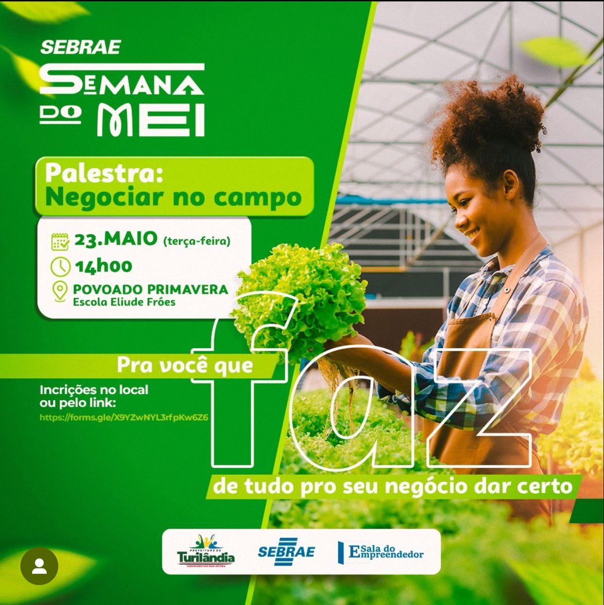 SEBRAE: SEMANA DO MEI