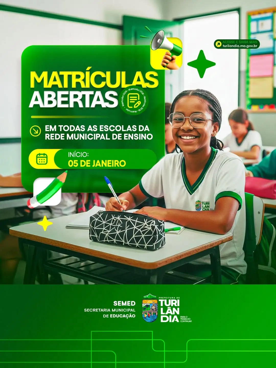 MATRÍCULAS ABERTAS!📚📚